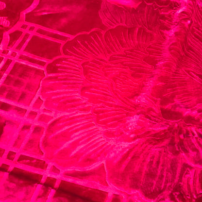 Manta de Felpa Color granate  - Extra Suave y Cálida para Invierno (200x230 cm, 4,5 kg)