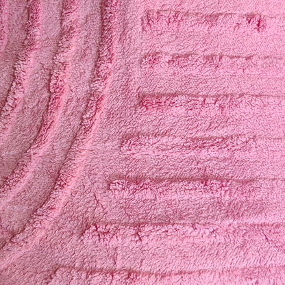 Edredón con Borrego Modelo Curvas – 230 x 250 cm - COLOR ROSA
