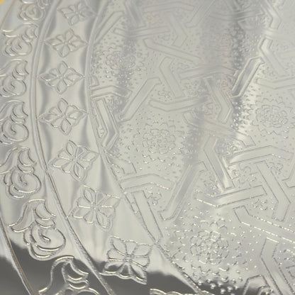 Bandeja Decorativa Redonda Dorada con Patas – 45 cm DIÁMETRO | Bandeja Elegante para Servir y Decorar