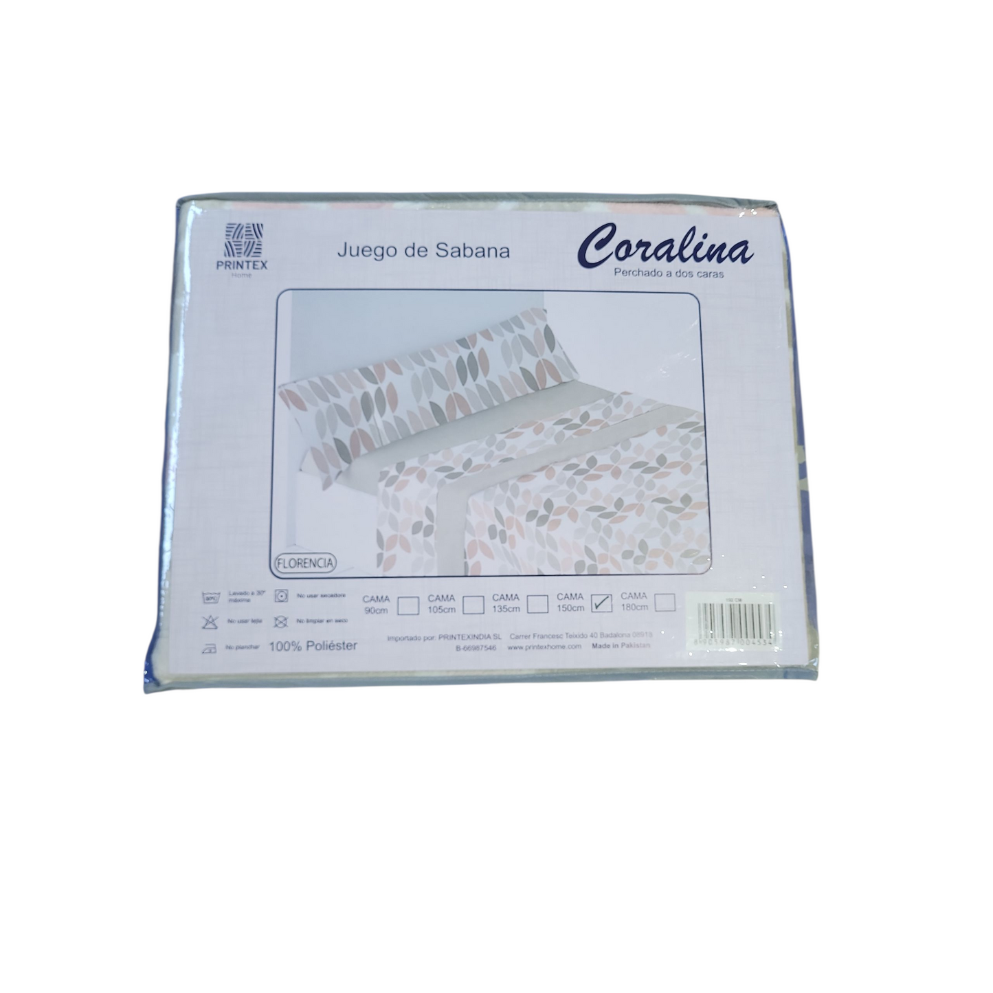 Juego de Sábanas Coralina Premium 180 GSM – Invierno, 3 Piezas, Extra Suaves y Térmicas – Estilo Moderno (Camas 90/135/150)