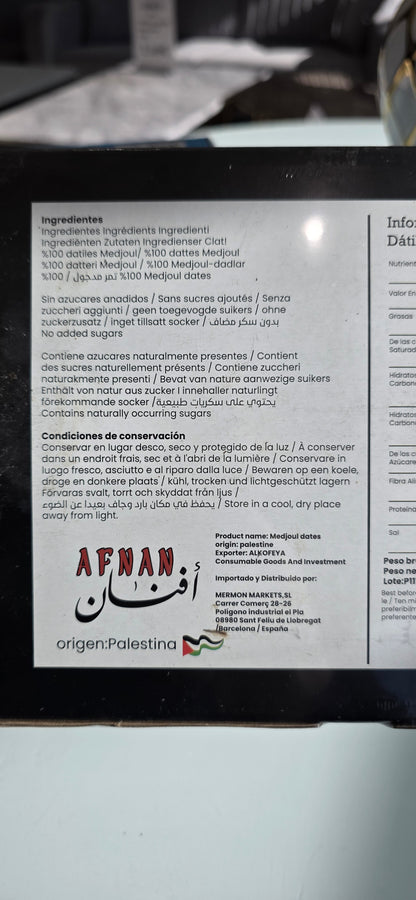 Dátiles Medjoul Afnan - Caja Morada