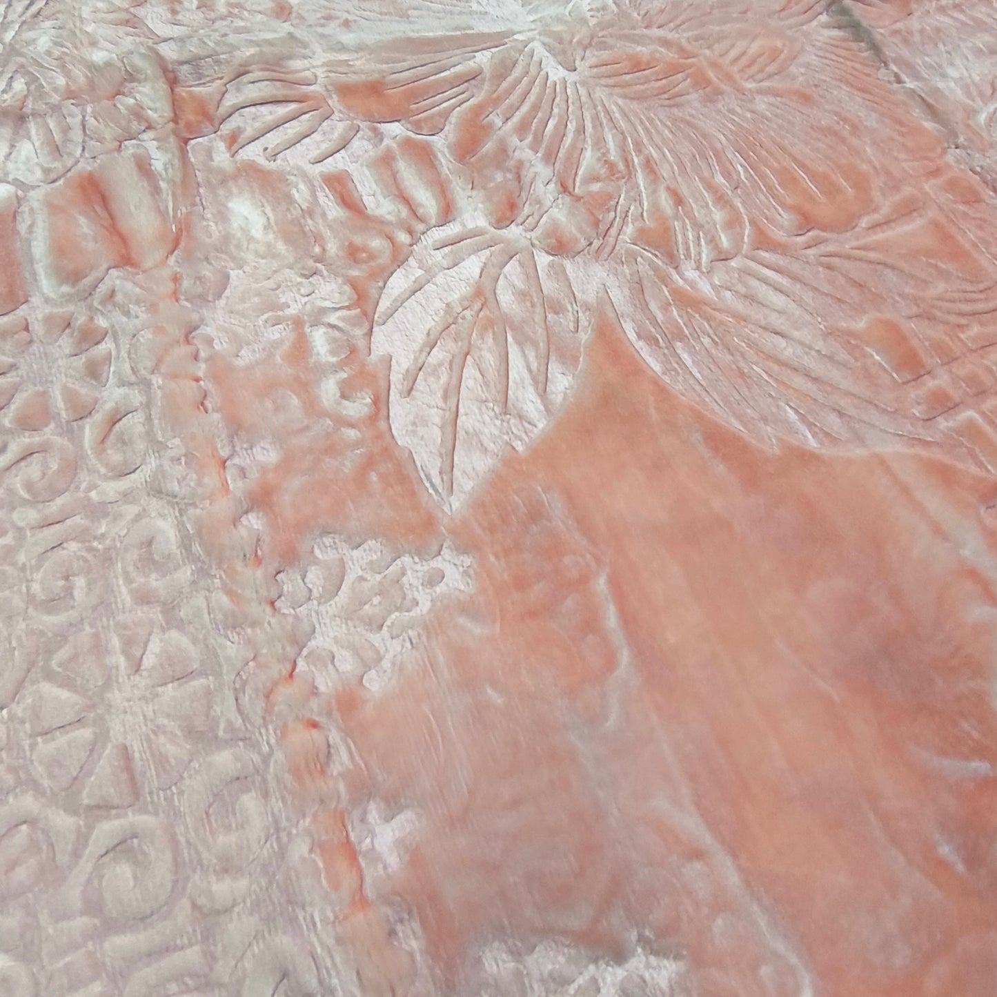 Manta de Felpa Color salmón - Extra Suave y Cálida para Invierno (200x230 cm, 4,5 kg)