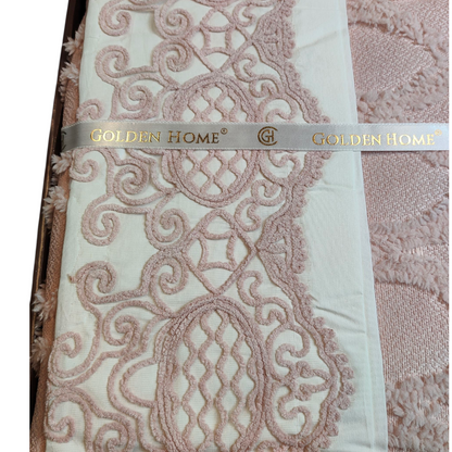 Juego de Cama Cher – Elegancia y Estilo para tu Dormitorio - COLOR ROSA PASTEL