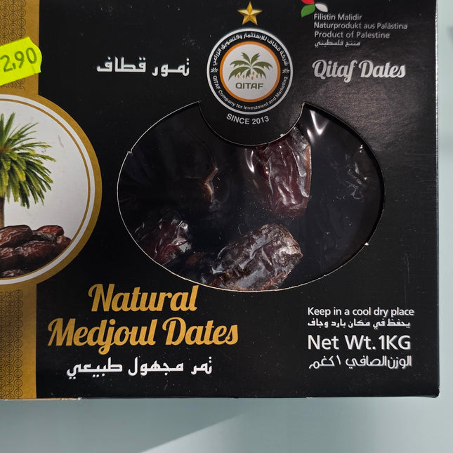 Tâmaras Medjoul Qitaf - Caixa Preta 1KG