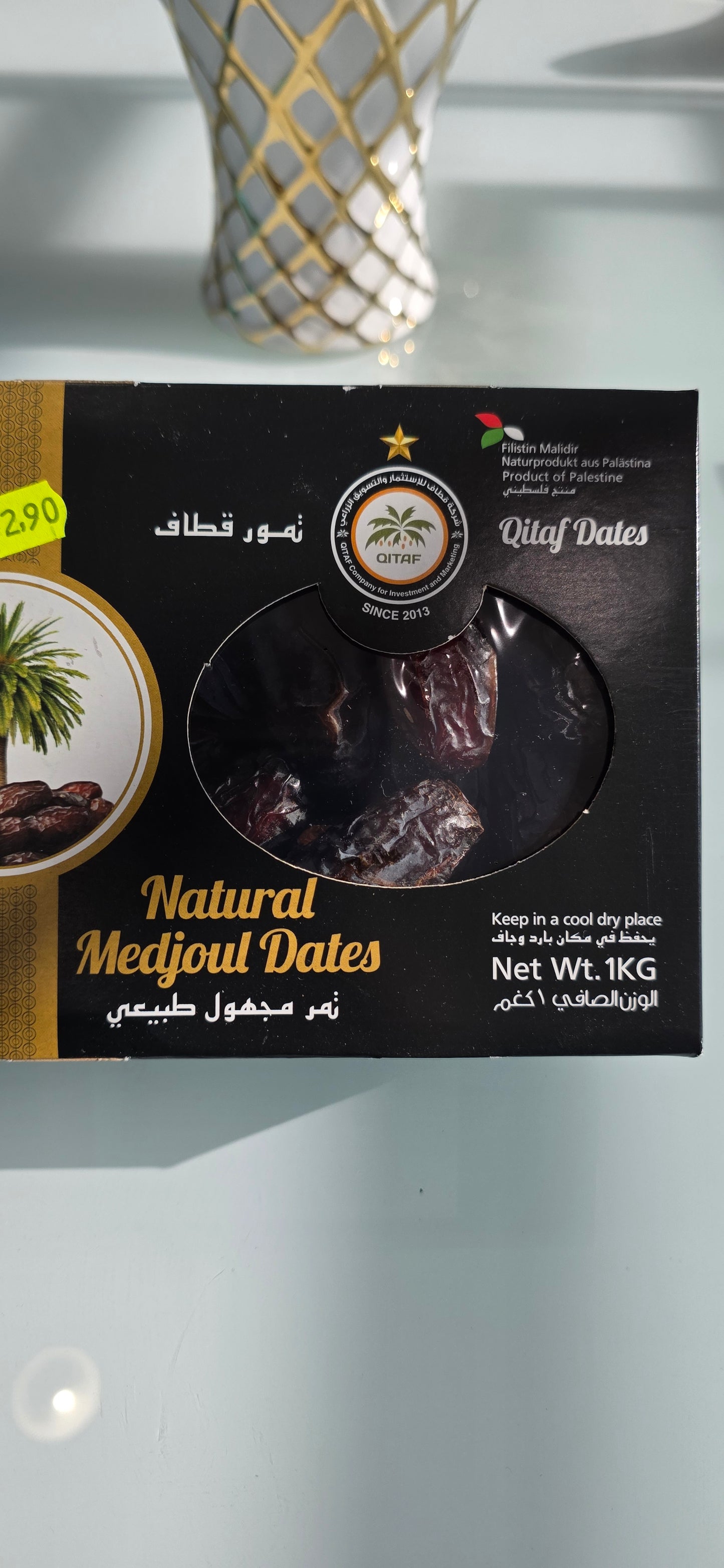 Dátiles Medjoul Qitaf - Caja Negra 1KG