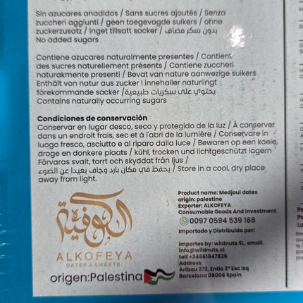 Tâmaras Medjoul Naturais - Caixa Azul