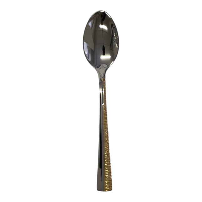Set of 6 Coffee Spoons – Stainless Steel with Gold Detail | Mirror Finish