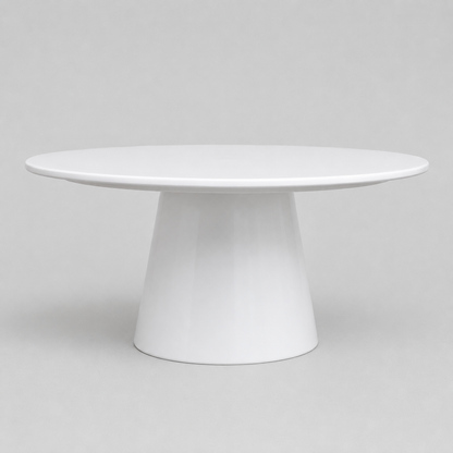 Base para Tartas de Melamina Blanca – Soporte Elegante para Tartas, Pasteles y Repostería
