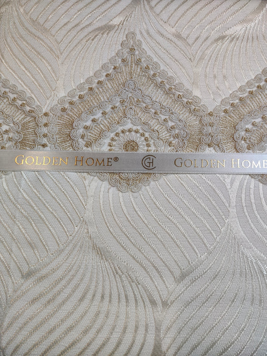 Juego de Cama de Lujo "Loren" – Diseño Moderno y Elegante para tu Dormitorio - COLOR CREMA