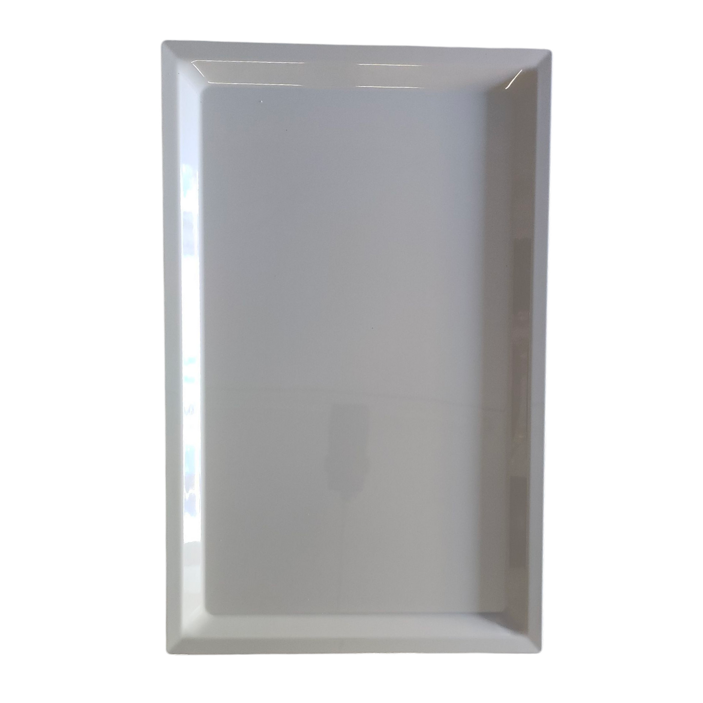 Bandeja/Plato Rectangular Blanco 60,5 × 38 cm – Presentación XL para Servicio y Catering