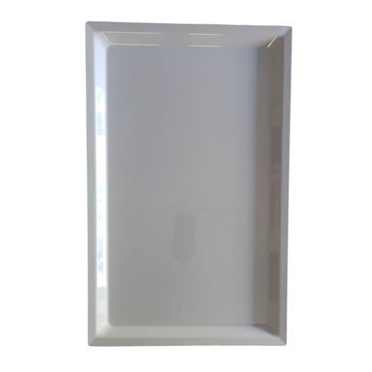 Bandeja/Plato Rectangular Blanco 60,5 × 38 cm – Presentación XL para Servicio y Catering