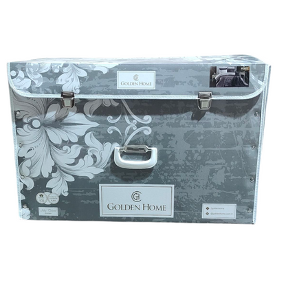Conjunto de Cama Perez – Luxo e Sofisticação para o Seu Quarto – Cappuccino