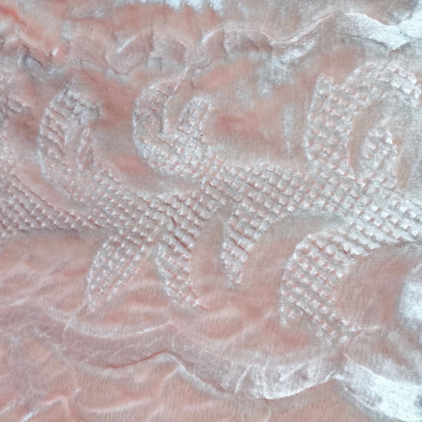 Manta de Felpa Color salmón - Extra Suave y Cálida para Invierno (200x230 cm, 4,5 kg)