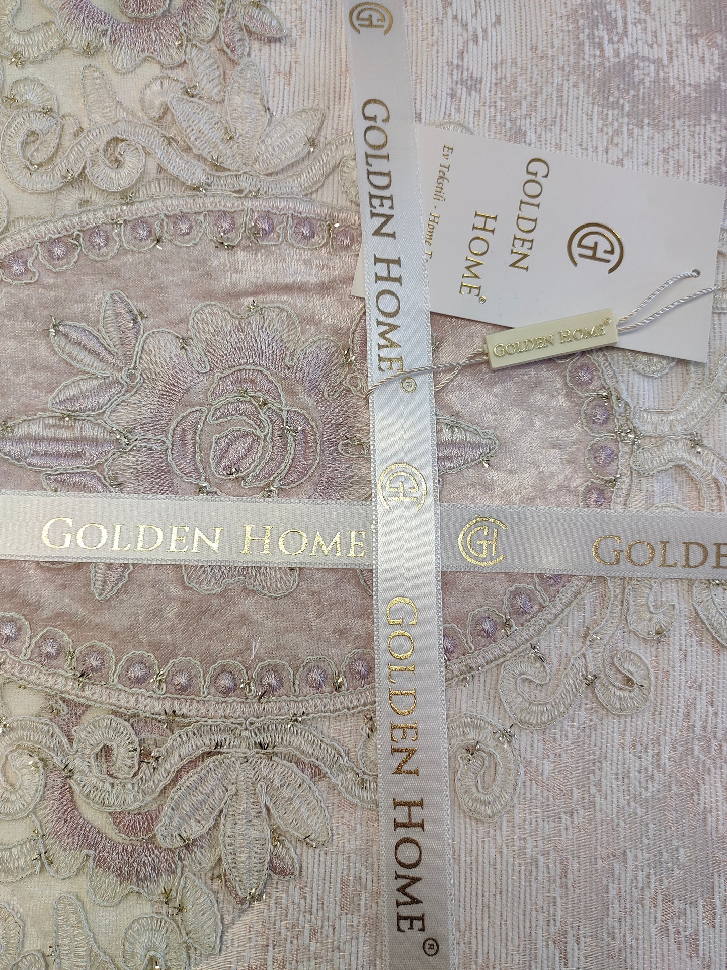 Juego de Cama de Lujo "Vicenza" – Elegancia Clásica con Estilo Barroco - COLOR ROSA PASTEL