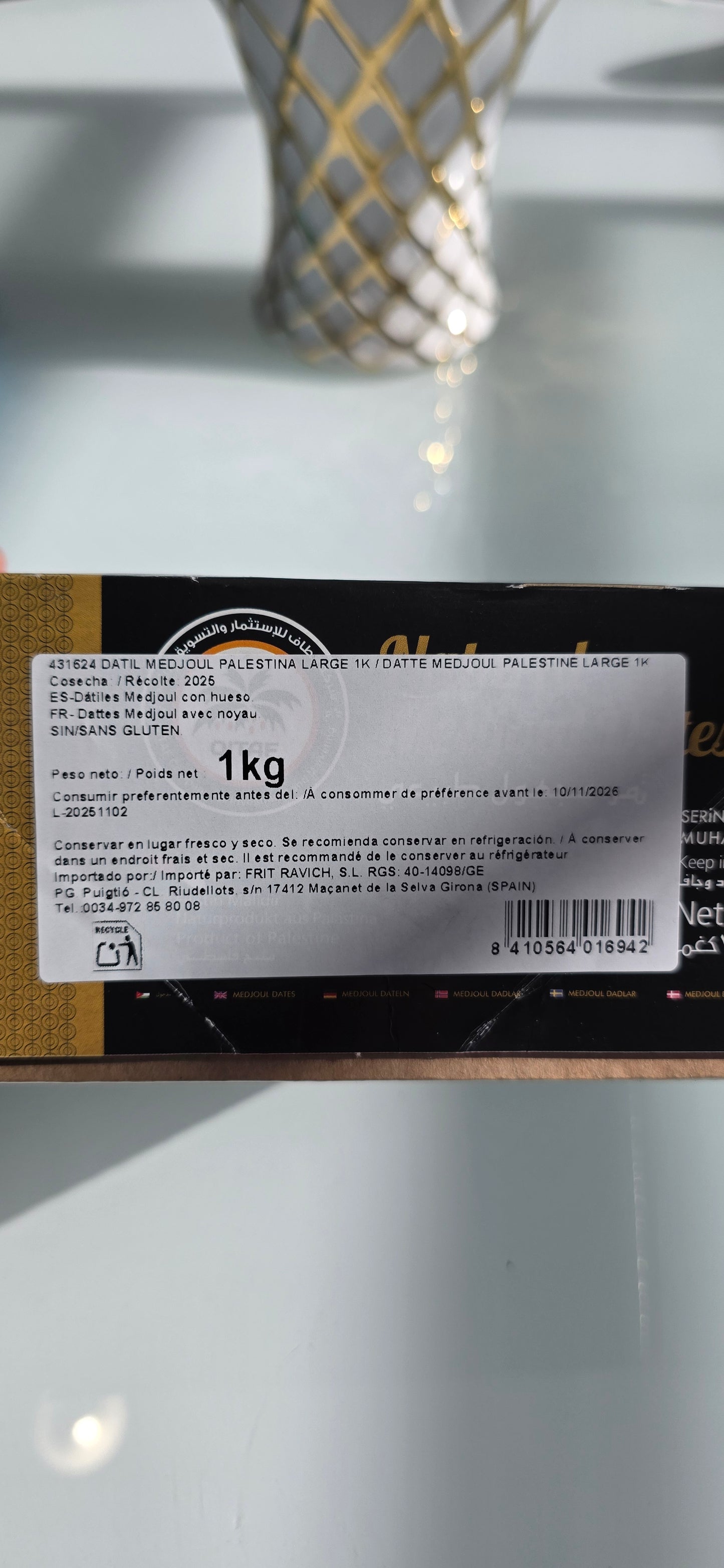 Dátiles Medjoul Qitaf - Caja Negra 1KG