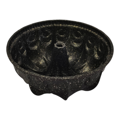 Molde  Antiadherente Negro Moteado — Para Bizcochos y Flanes