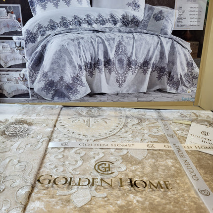 Juego de Cama para Novias "Clouds" – Elegancia y Diseño Clásico - COLOR CREMA
