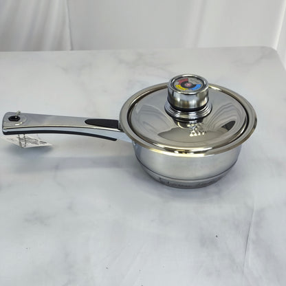 🥘 Batería de Cocina Premium de Acero Inoxidable con Control de Temperatura – 9 Piezas