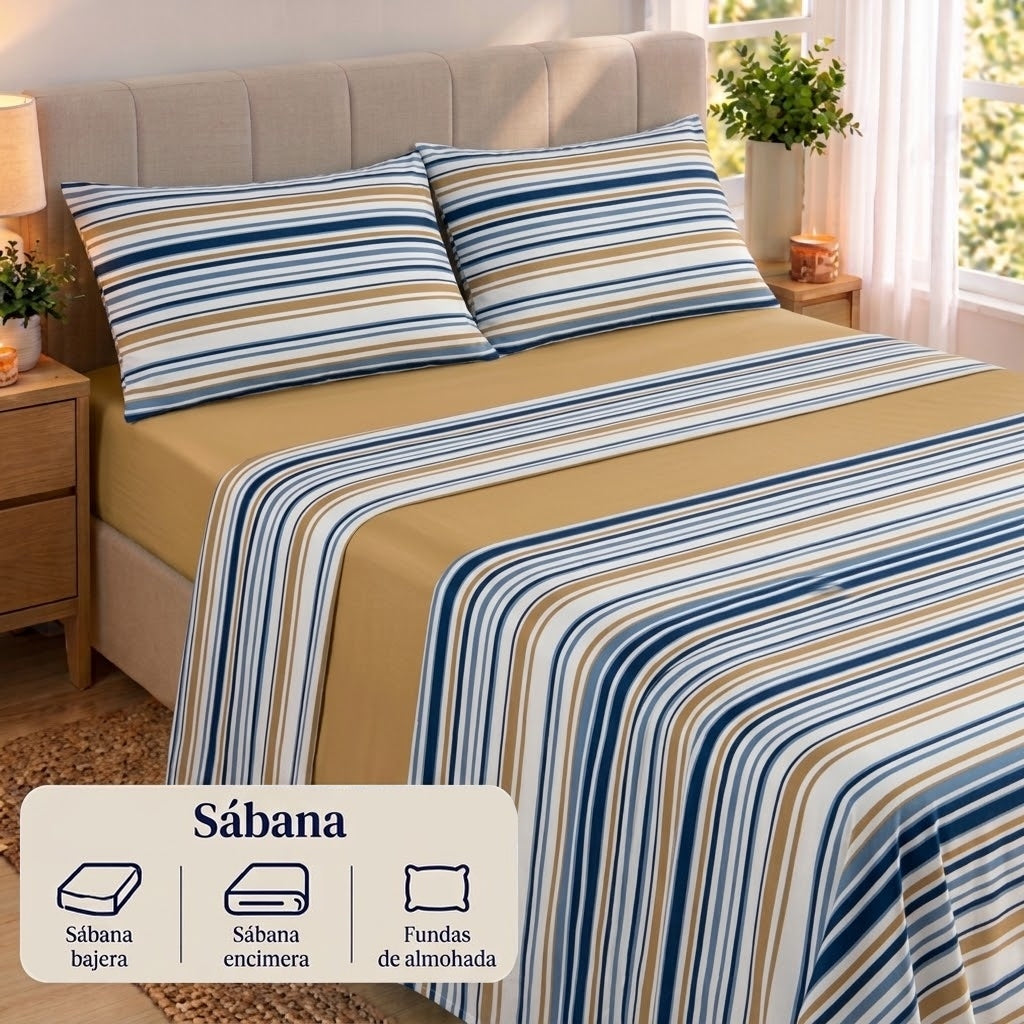 Jogo de Lençóis de Microfibra Extra Suave e Anti-Bolinhas – Disponível para Cama 90, 135 e 150