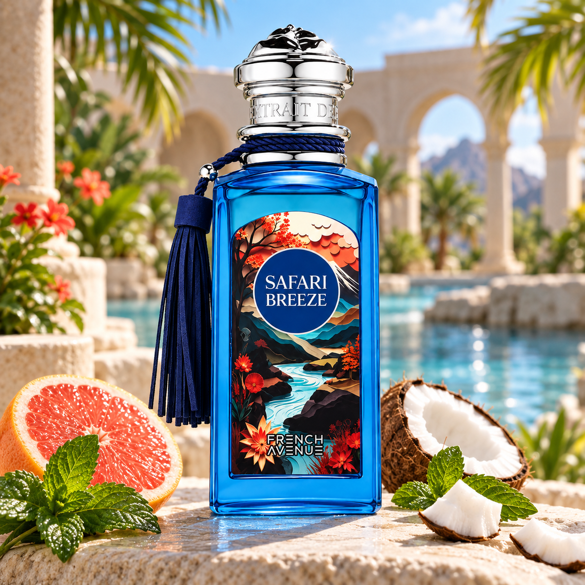 Safari Breeze · 100 ml de French Avenue — frasco de perfume