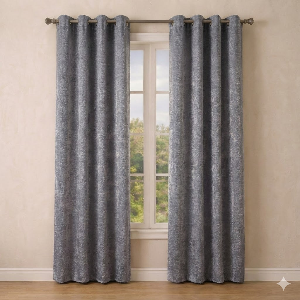 PACK X2 CORTINA JACQUARD MODELO MONZA 140 X 240 CM