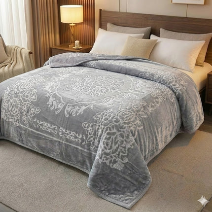 🛏️ Manta Raschel de Alta Qualidade Uni Diana 220x240 cm – Para Duas Pessoas