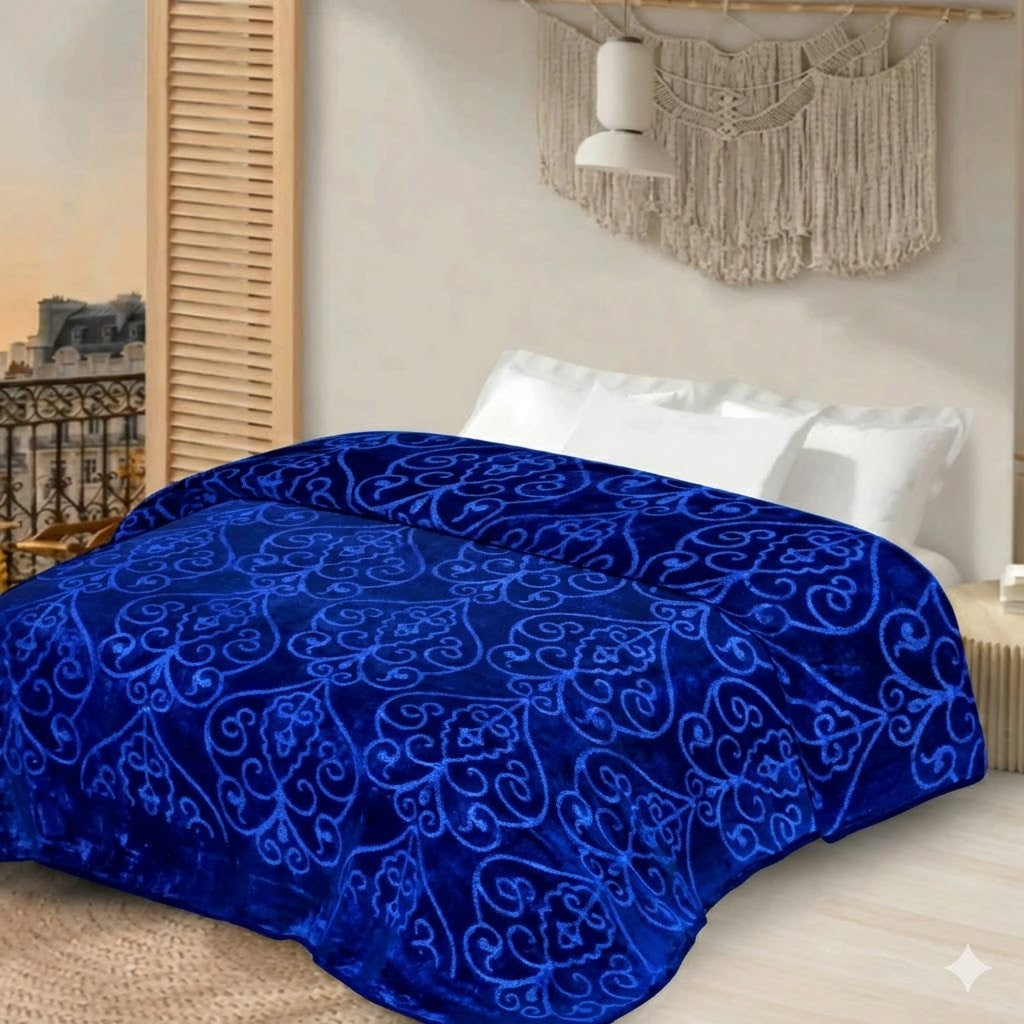 Manta Raschel 220 x 240 cm – 2 kg – 100% Poliéster