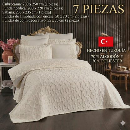 Juego de Cama Cher – Elegancia y Estilo para tu Dormitorio
