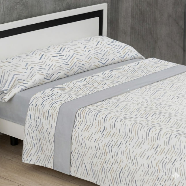 Jogo de lençóis de lã coral premium – Inverno, 3 peças, extra macio e térmico – Estilo moderno (Adequado para camas de 90/135/150 cm)