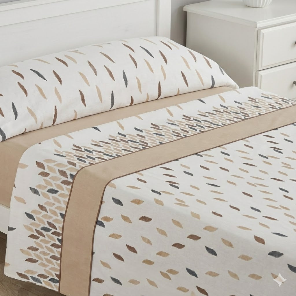 Juego de Sábanas Coralina Premium – Invierno, 3 Piezas, Extra Suaves y Térmicas – Estilo Moderno (Camas 90/135/150)