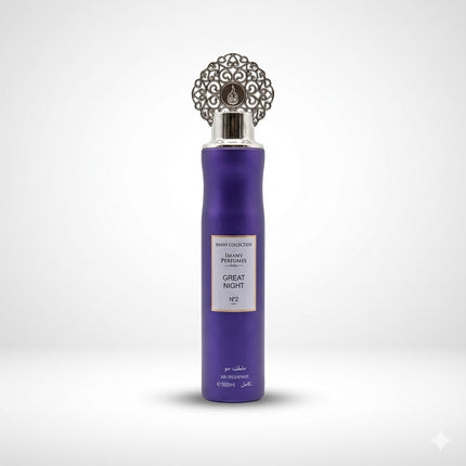 Great Night – Aromatizador de Ambientes Árabe 300 ml | Fragrância Elegante e Duradoura (Coleção Imany) 