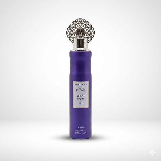 Great Night – Aromatizador de Ambientes Árabe 300 ml | Fragrância Elegante e Duradoura (Coleção Imany) 