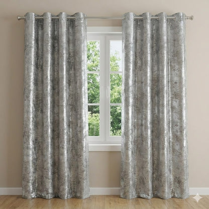 CORTINA MODELO SHANON 140 X 240 CM - COLOR GRIS