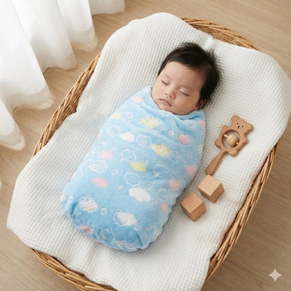 🍼🌸 Soft Baby Blanket – Sweet Pink Universe