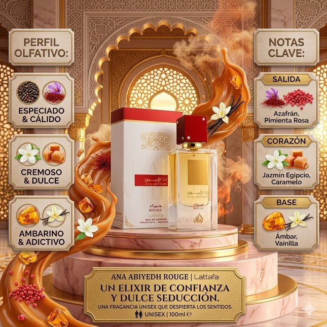Ana Abiyedh Rouge ❤️‍🔥 – Atração Irresistível em Cada Gota (60 ml)