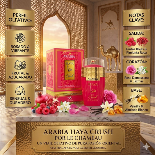Arabia Haya CRUSH EMPER Perfumes - Majestuosa Elegancia Oriental