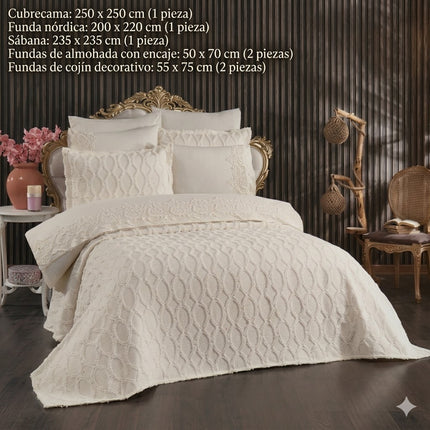 Conjunto de cama Cher – Elegância e estilo para seu quarto