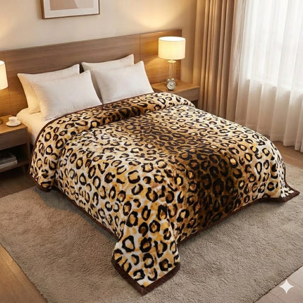 Manta Royal Eskimos 200 x 240 cm – 4 kg | Alta Qualidade, Super Macia e Quente – 100% Poliéster - PANTERA