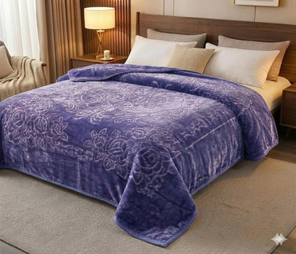 🛏️ Manta Raschel de Alta Calidad Uni Diana 220x240 cm – Para Dos Personas