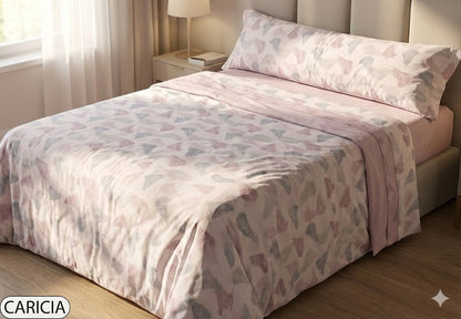 Juego de Sábanas Coralina Premium – Invierno, 3 Piezas, Extra Suaves y Térmicas – Estilo Moderno (Camas 90/135/150)