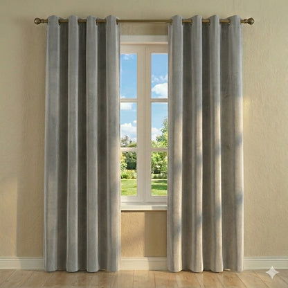 PACK X2 CORTINA OCULTANTE MODELO CRYSTAL 140 x 240 CM