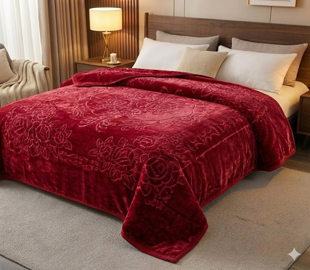 🛏️ Manta Raschel de Alta Calidad Uni Diana 220x240 cm – Para Dos Personas