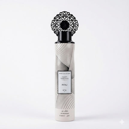 Ritaj – Aromatizador de Ambientes Árabe 300 ml | Aroma Limpo, Suave e Elegante (Coleção Imany)