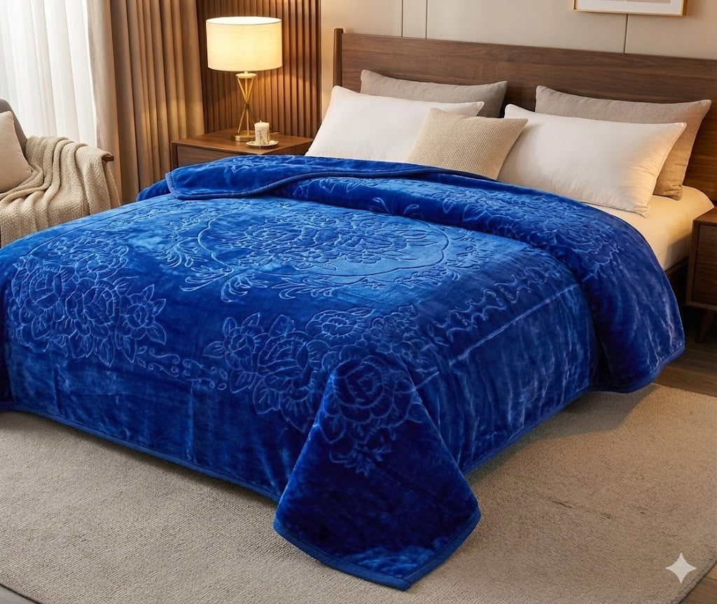 🛏️ Manta Raschel de Alta Calidad Uni Diana 220x240 cm – Para Dos Personas