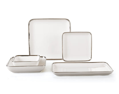 Ser louça 28 peças porcelana 6 pessoas CU DR PL